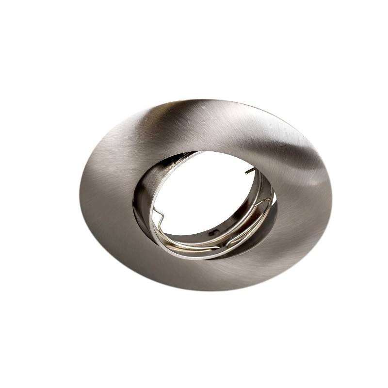 Aro downlight empotrable basculante Ø80/Ø102 blanco para GU10 / GU5.3 Aro downlight empotrable basculante Ø80/Ø102 blanco para GU10 / GU5.3