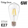 Vintage λαμπτήρας πυράκτωσης LED ST64 E27 6W