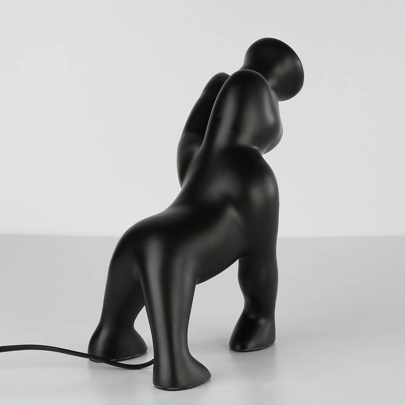 Lámpara gorila de mesa de resina "Orangutan" Lámpara gorila de mesa de resina "Orangutan"