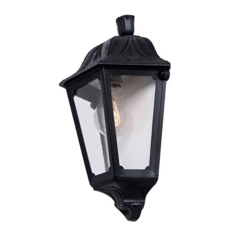 APLIQUE PARA INTERIOR  EXTERIOR FUMAGALLI IESSE NEGRO CON PORTALAMPARAS E27 APLIQUE PARA INTERIOR  EXTERIOR FUMAGALLI IESSE NEGRO CON PORTALAMPARAS E27