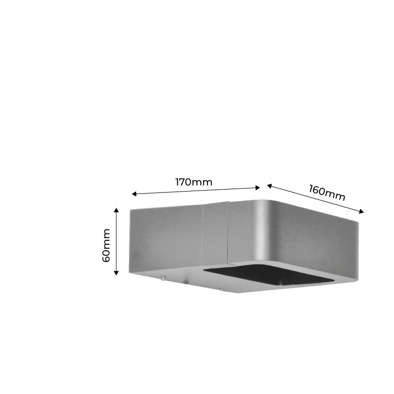 Aplique de pared LED "KURRT" 7W IP65