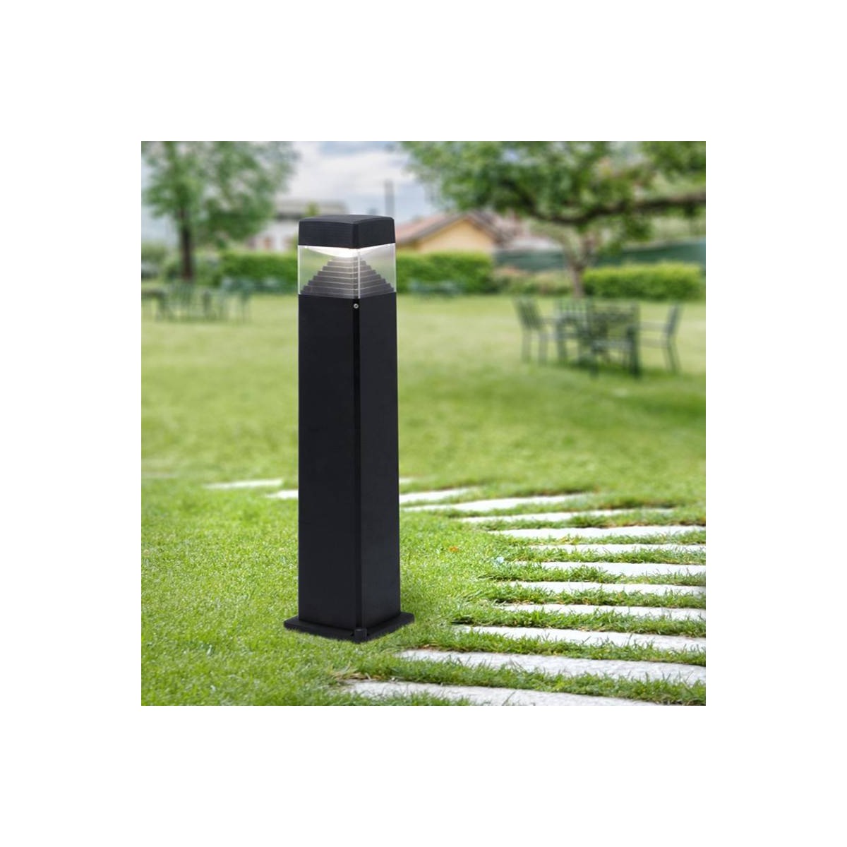Bolardo para caminos FUMAGALLI ESTER con Casquillo GX53 10W 1200lm CCT