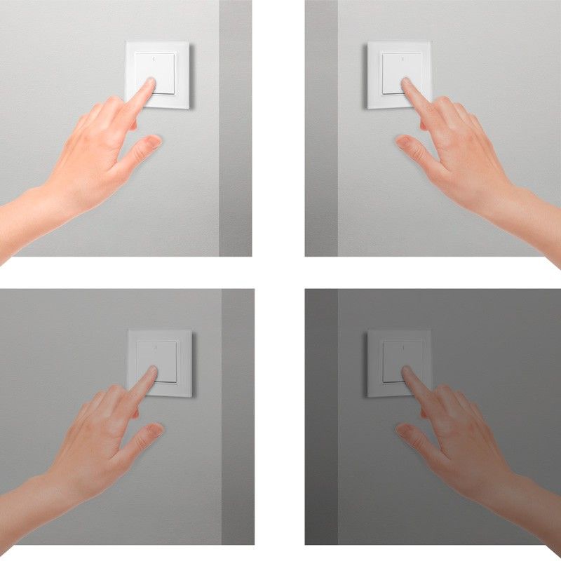 Interruptor Dimmable Monocolor Por Radiofrecuencia 3V-DC 1Zona Interruptor Dimmable Monocolor Por Radiofrecuencia 3V-DC 1Zona