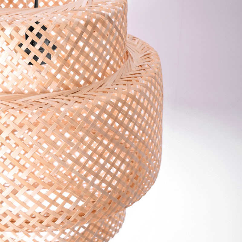 Lámpara colgante de mimbre "ONNA"