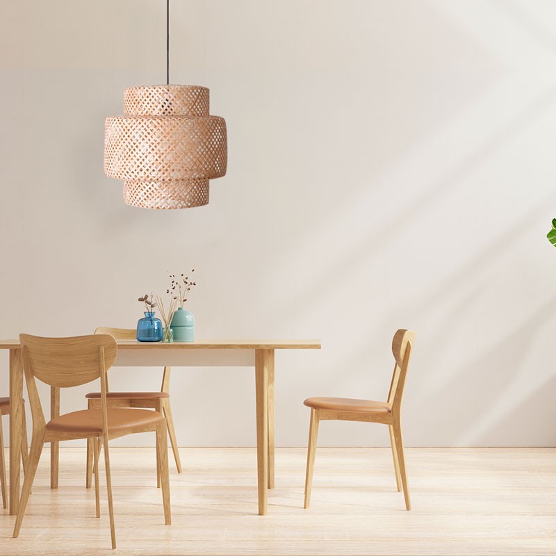 Lámpara colgante de mimbre "ONNA"