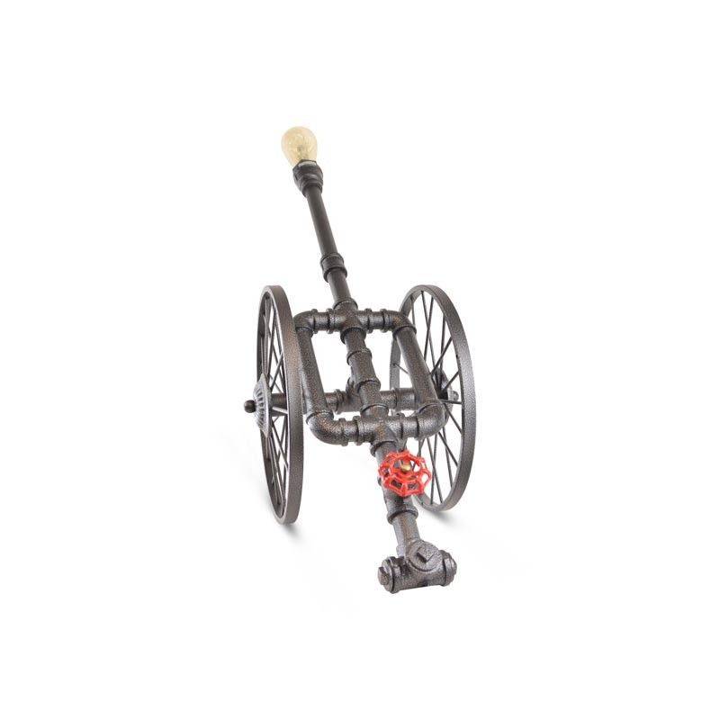 Lámpara Vintage LED Blaster de Tubería con Forma de Cañon Lámpara Vintage LED Blaster de Tubería con Forma de Cañon