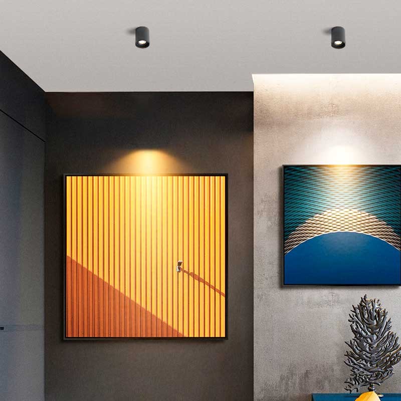 Φωτιστικό οροφής για λαμπτήρα GU10 Μαύρο Φωτιστικό οροφής για λαμπτήρα GU10 Μαύρο