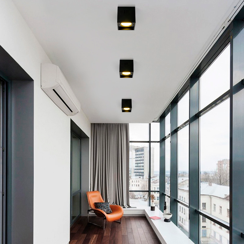 Aro downlight de superficie orientable GU10, MR16 Aro downlight de superficie orientable GU10, MR16