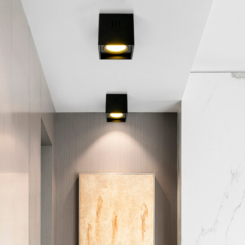 Aro downlight de superficie orientable GU10, MR16 Aro downlight de superficie orientable GU10, MR16