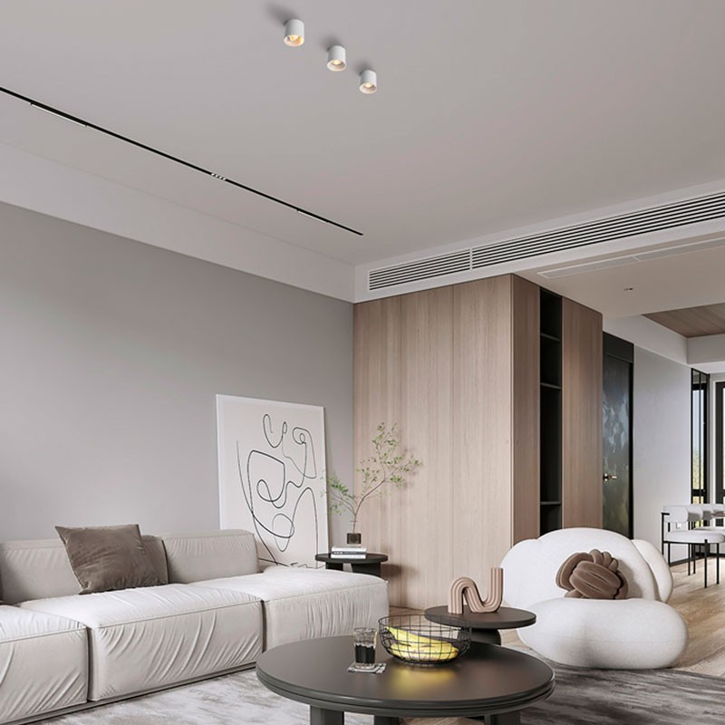 Aro downlight de superficie orientable GU10, MR16 PVC Aro downlight de superficie orientable GU10, MR16 PVC