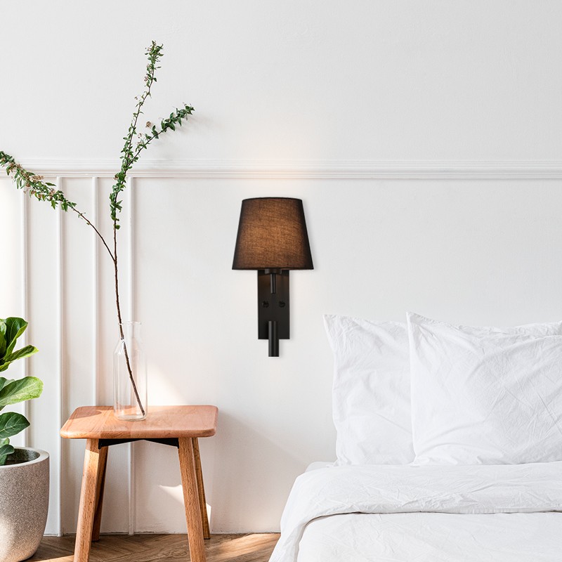 aplique de pared, trae un foco direccionable aplique de pared, trae un foco direccionable