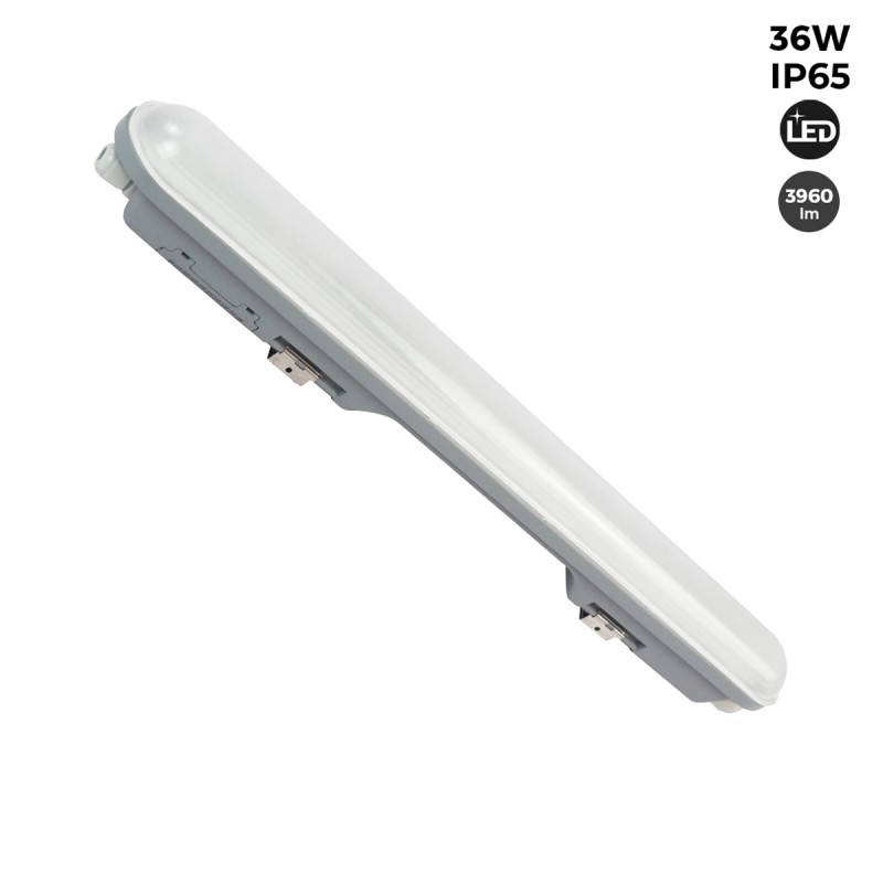 Pantalla estanca LED enlazable lineal 120cm 36W IP65 Pantalla estanca LED enlazable lineal 120cm 36W IP65