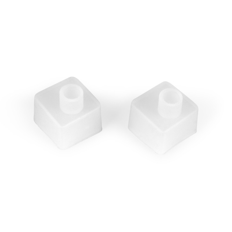 Tapa inicio/fin para funda flexible de silicona 16x16mm - WOS1616 Tapa inicio/fin para funda flexible de silicona 16x16mm - WOS1616