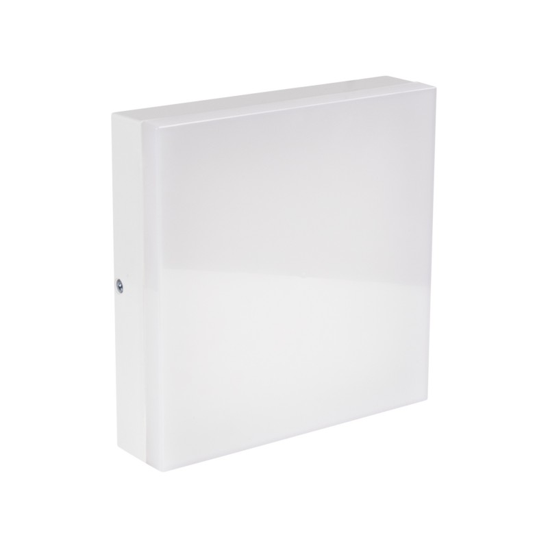 Plafón LED Estanco Cuadrado Blanco de superficie IP44