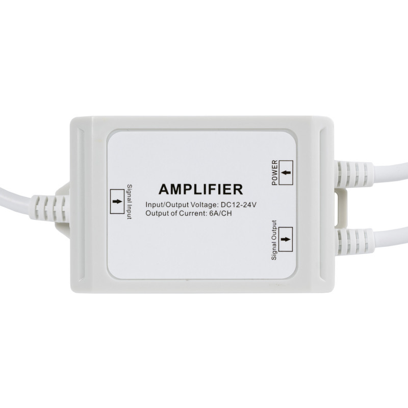 Amplificador de señal monocolor estanco 12-24V DC - 6A/canal - IP67
