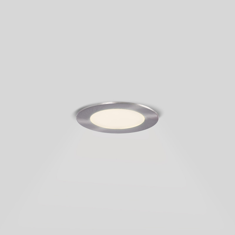 Downlight plata LED ultra slim 6W - CCT - Corte Ø 110mm blanco neutro Downlight plata LED ultra slim 6W - CCT - Corte Ø 110mm blanco neutro