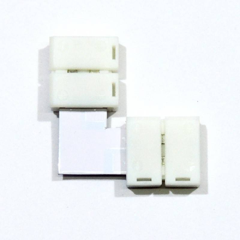 Conector para tiras LED 10mm para esquinas 90º Conector para tiras LED 10mm para esquinas 90º