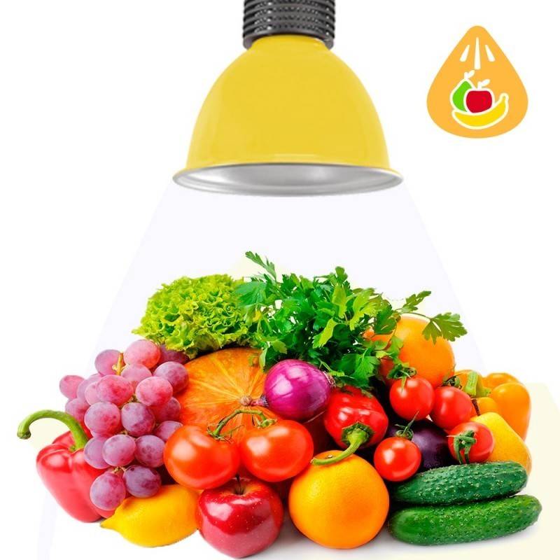 Campana LED Roja 30W especial para Frutas y Verduras