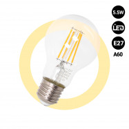 Λαμπτήρας LED νήμα E27 A60...