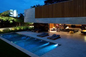 piscina led