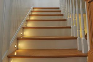 escalera led