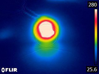 imagen térmica bombilla dicroica B521