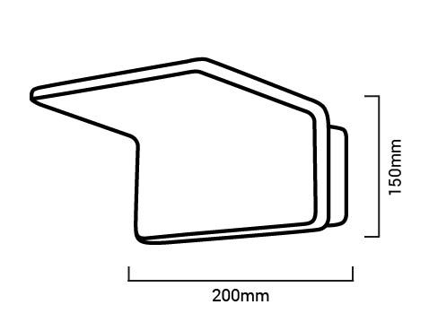 Aplique de pared LED 20w Nelio