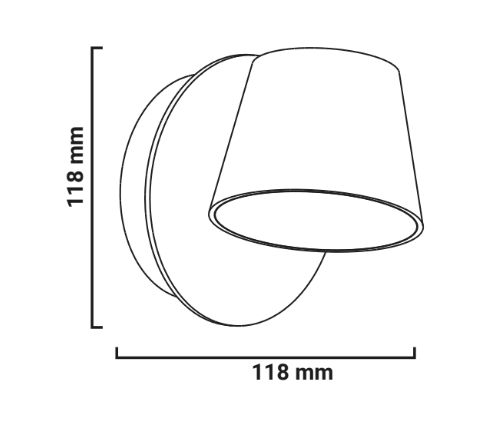 aplique de pared led