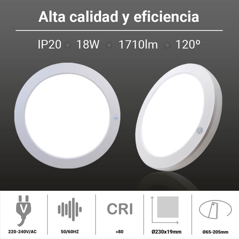 plafón led multifuncional