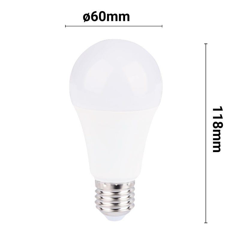 Tento Lighting E26 E27 - Bombillas LED de bajo voltaje, 5 W, 12 V CC,  iluminación de caravana fuera de la red, blanco cálido (paquete de 6)