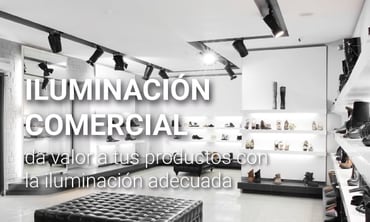iluminación comercial