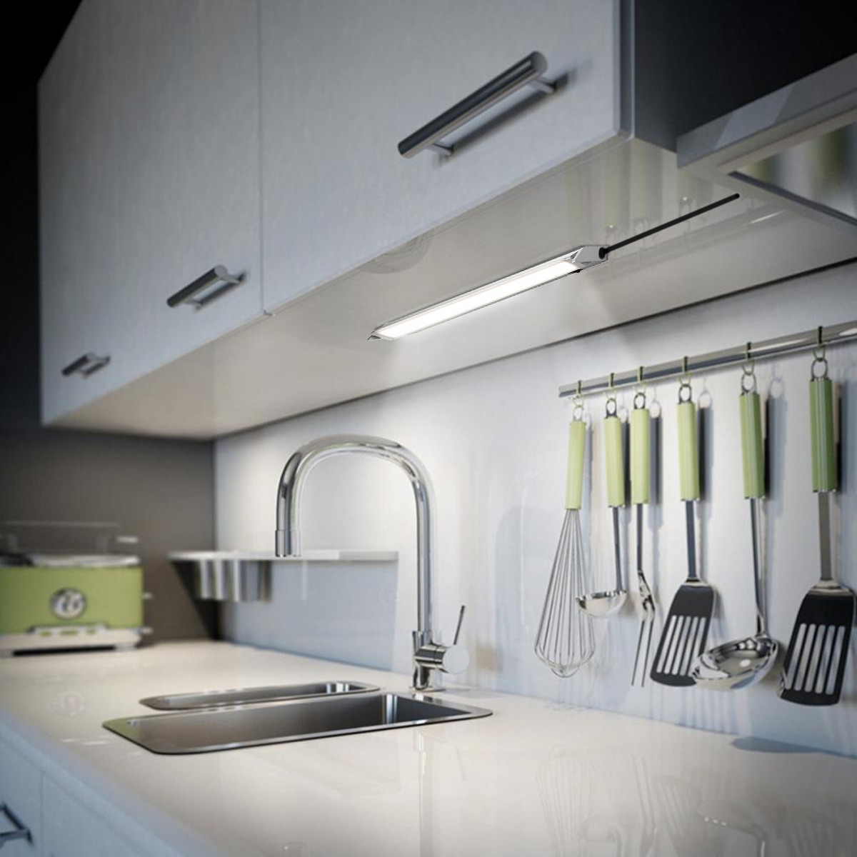 Aplique LED orientable 10W IP20 - Barra LED orientable de 557x64x25mm