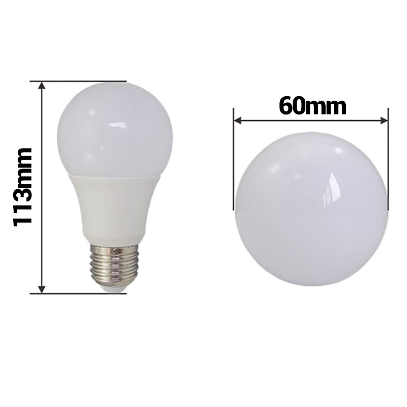 L30-10W - lampadine led E27 - - Lampadina Led 10W E27 con Doppio Sensore  crepuscolare Accende e Spegne da sola