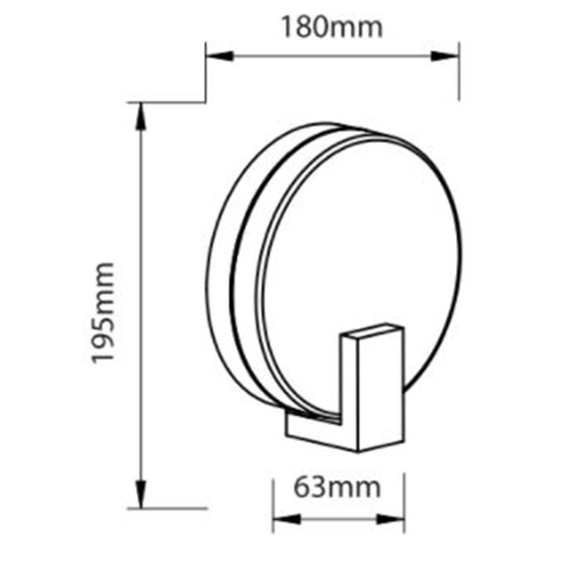 dimensiones aplique exterior