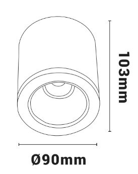 lámparas de techo dimensiones