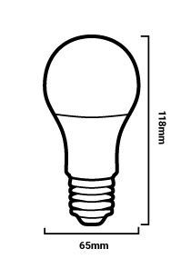 Bombilla LED A65 E27