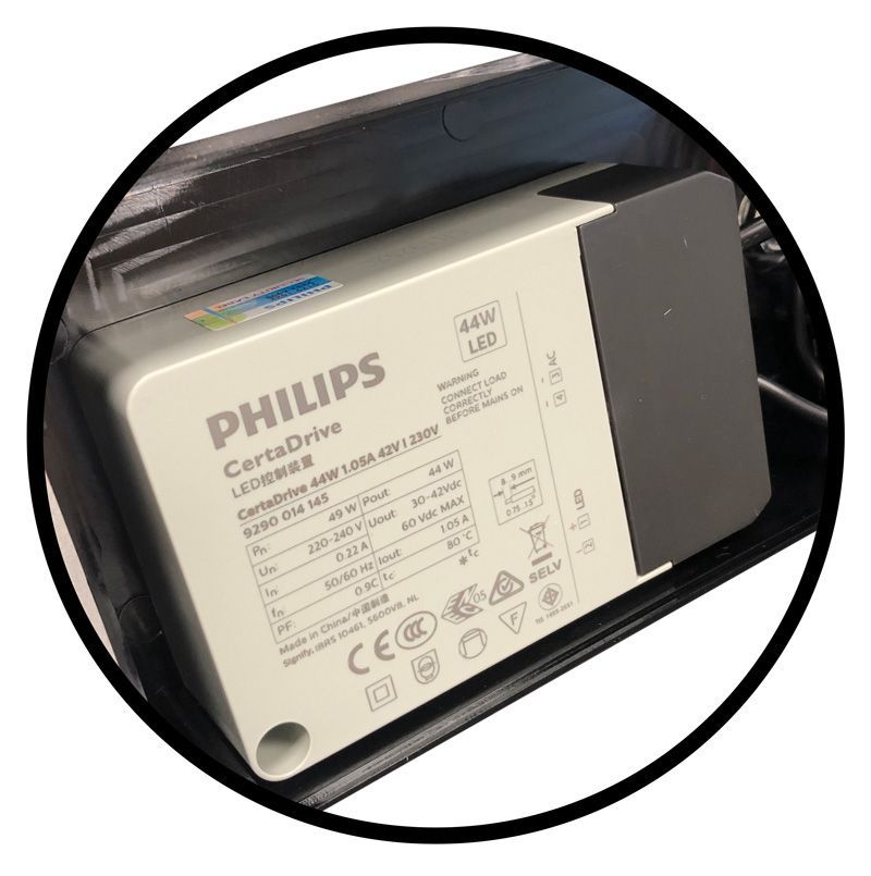 driver philips carril monofásico led 40W