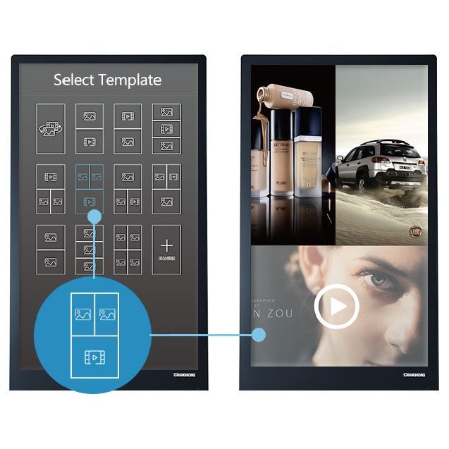 display publicitario lcd