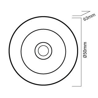 Esquema Dicroica LED 6W de cálido a extracálido