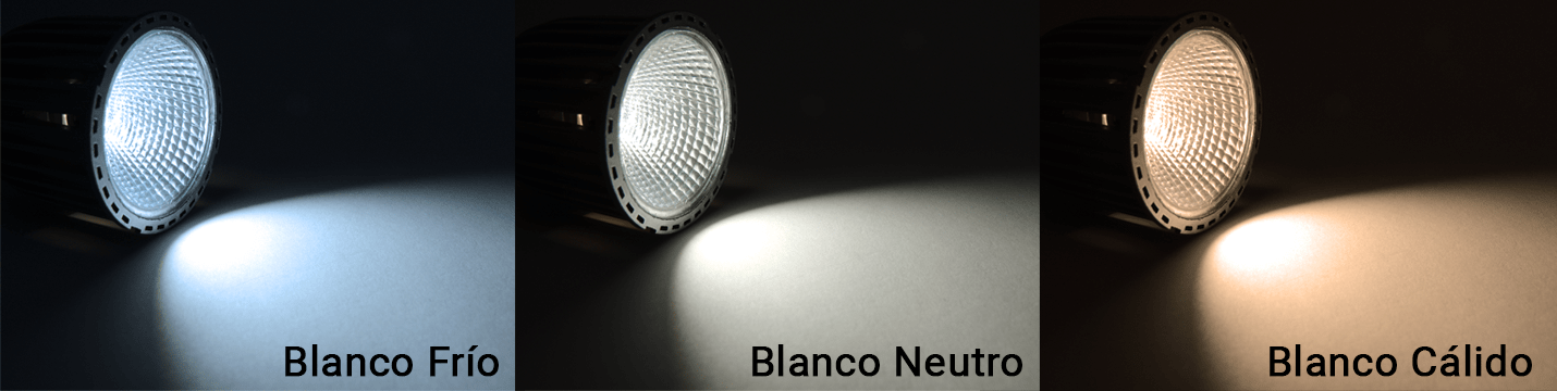 Luz LED blanca fria-neutra-calida