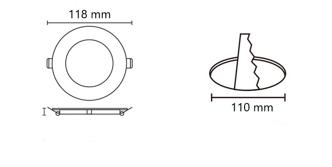 Acquista il downlight circolare da incasso a LED 6W - 5 anni di garanzia