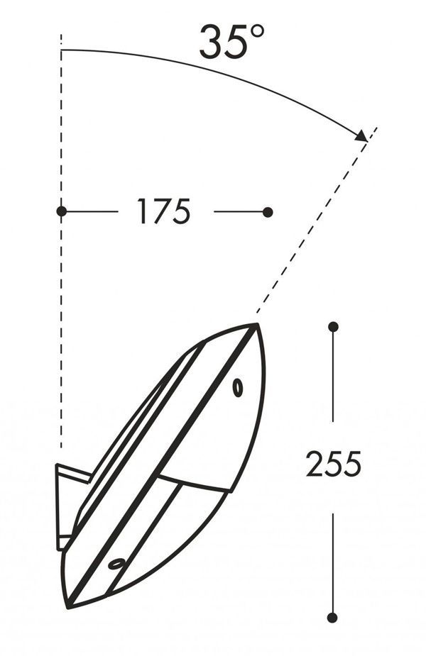 medidas aplique de pared remi maddi fumagalli e27 exterior