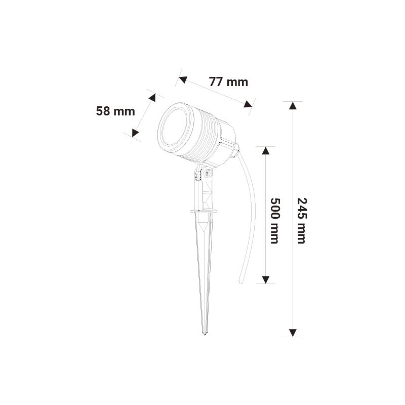 pincho de jardin led exterior 6w