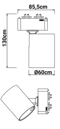 dimensiones proyector LED