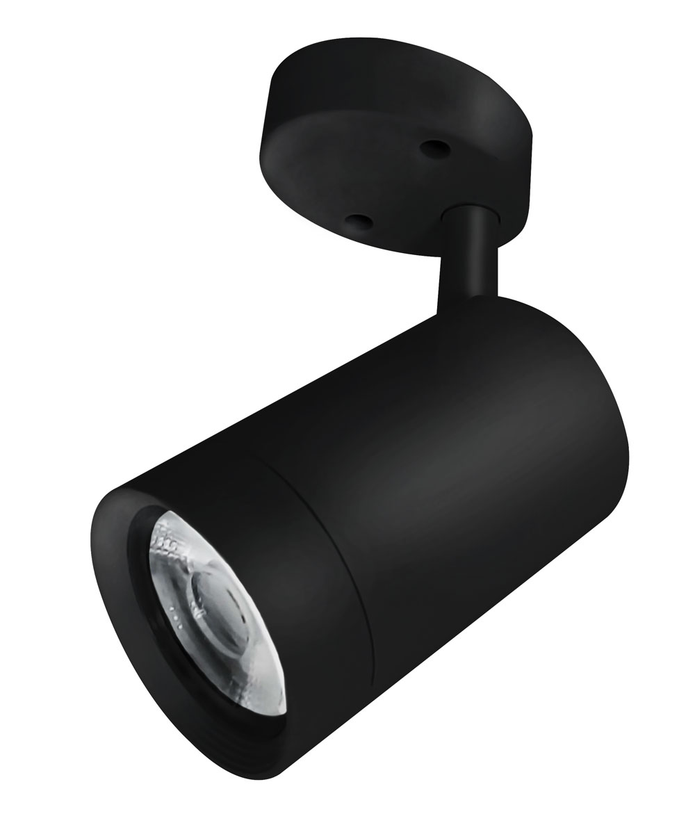 Arlux Lighting Spot Encastre noir orientable BIRDY, BBC, GU10, 5W