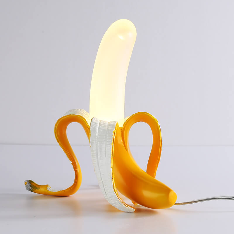 lámpara de mesa banana