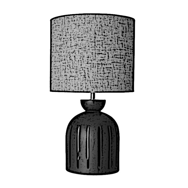 lámpara de mesa dimensiones