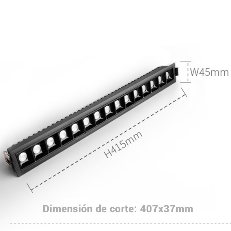 dimensiones focos LED