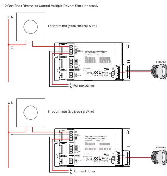 cableado TRIAC