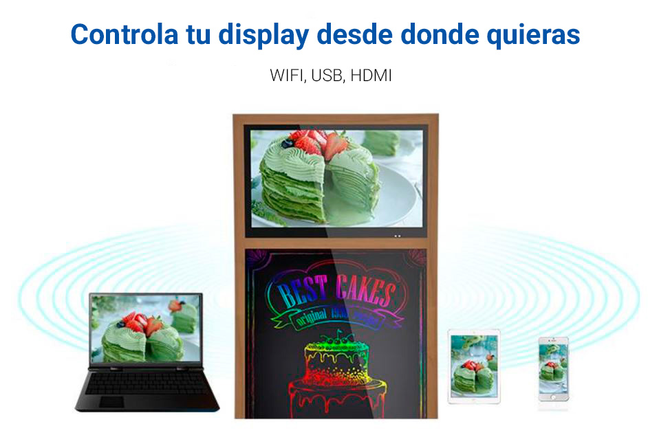 display publicitario LCD
